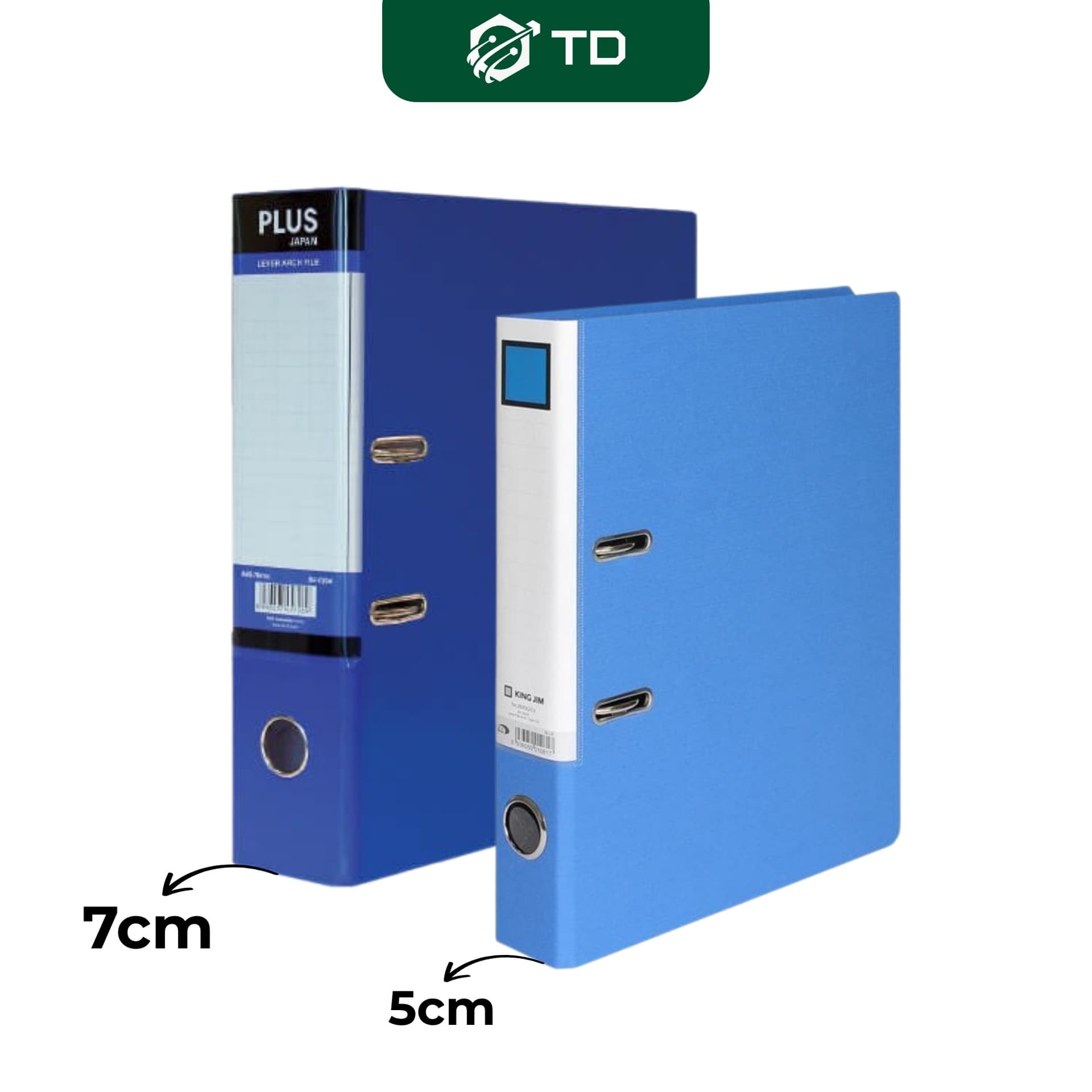 Bìa còng bật 7cm/5cm 