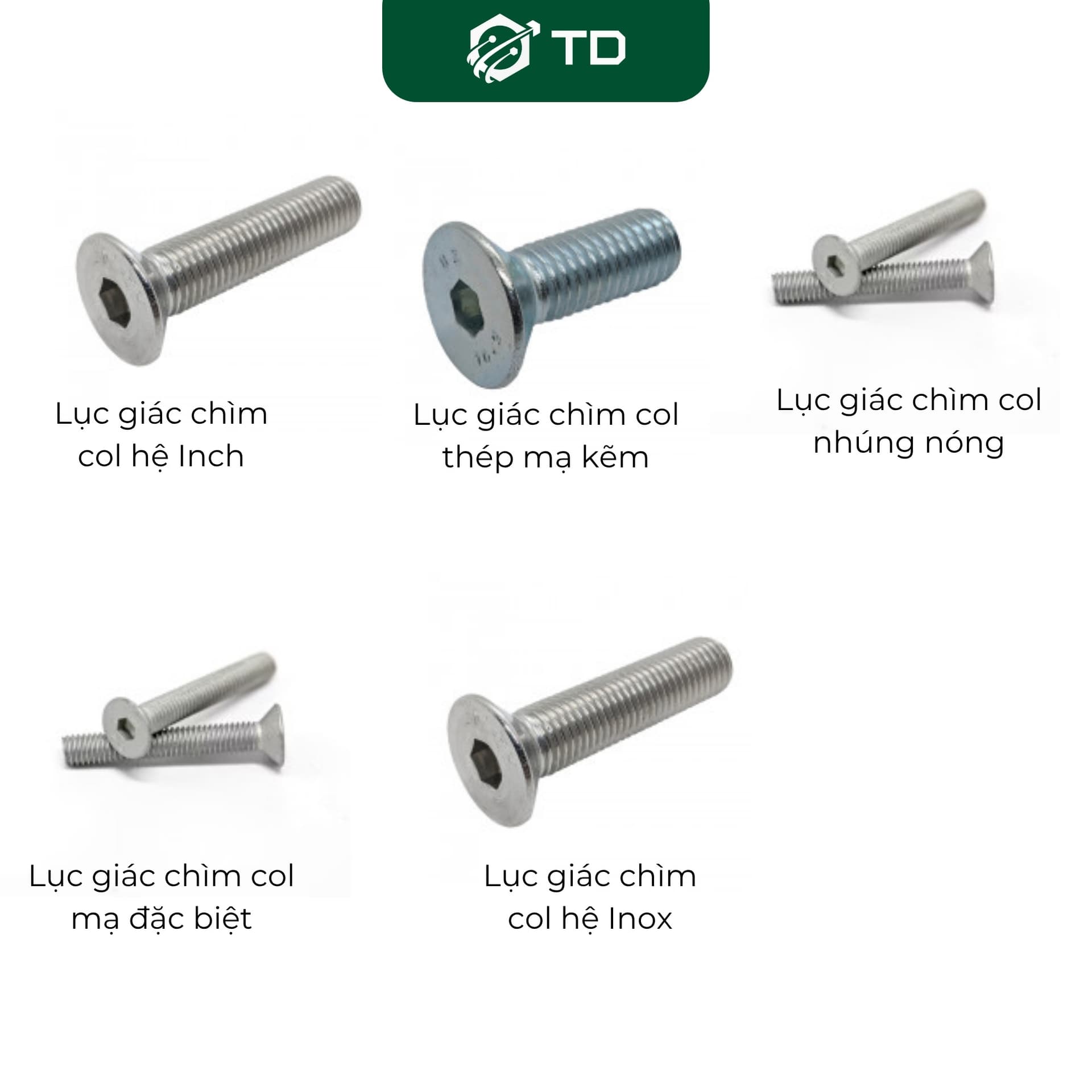 Lục giác chìm đầu col 