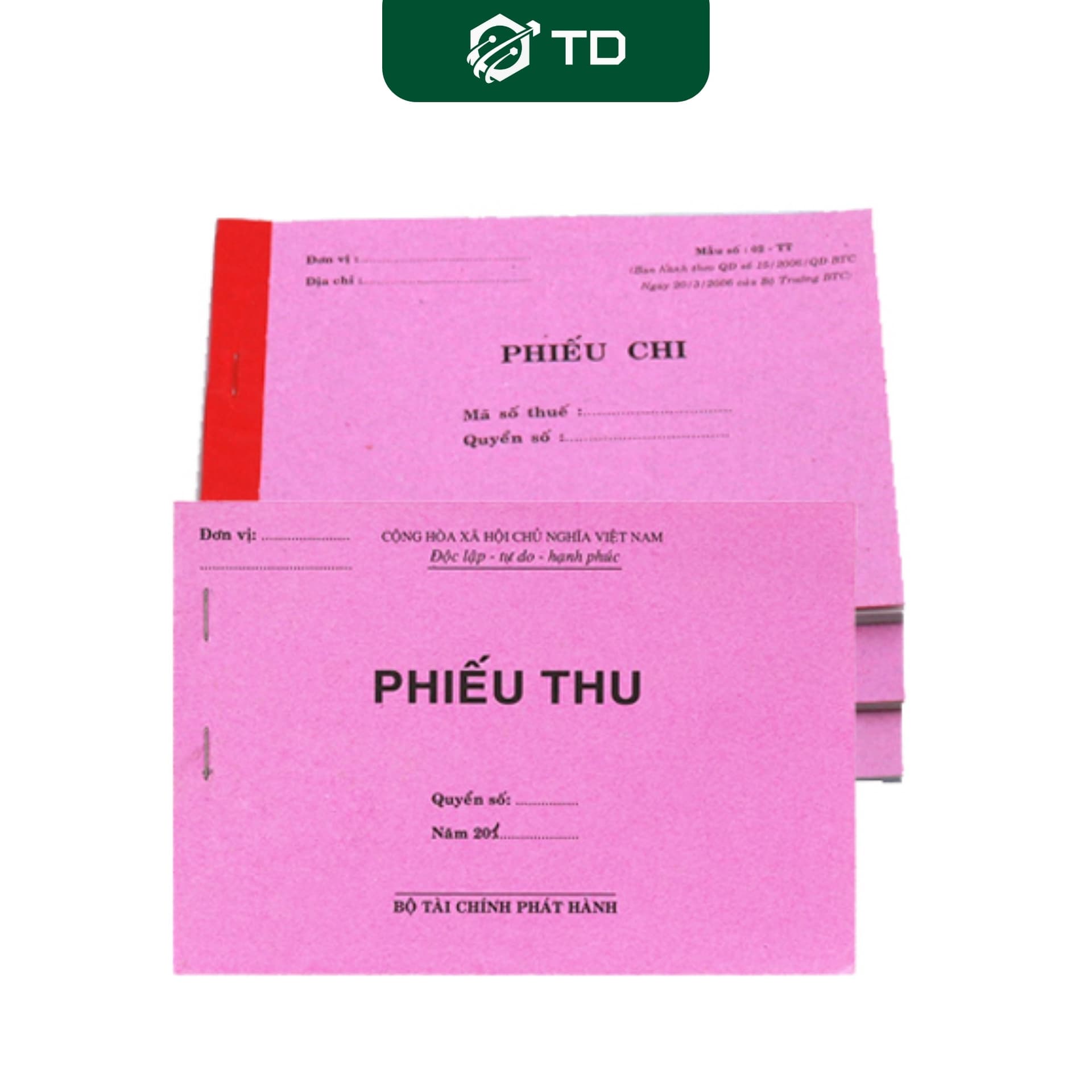 Phiếu thu-chi 1 liên, 2 liên 