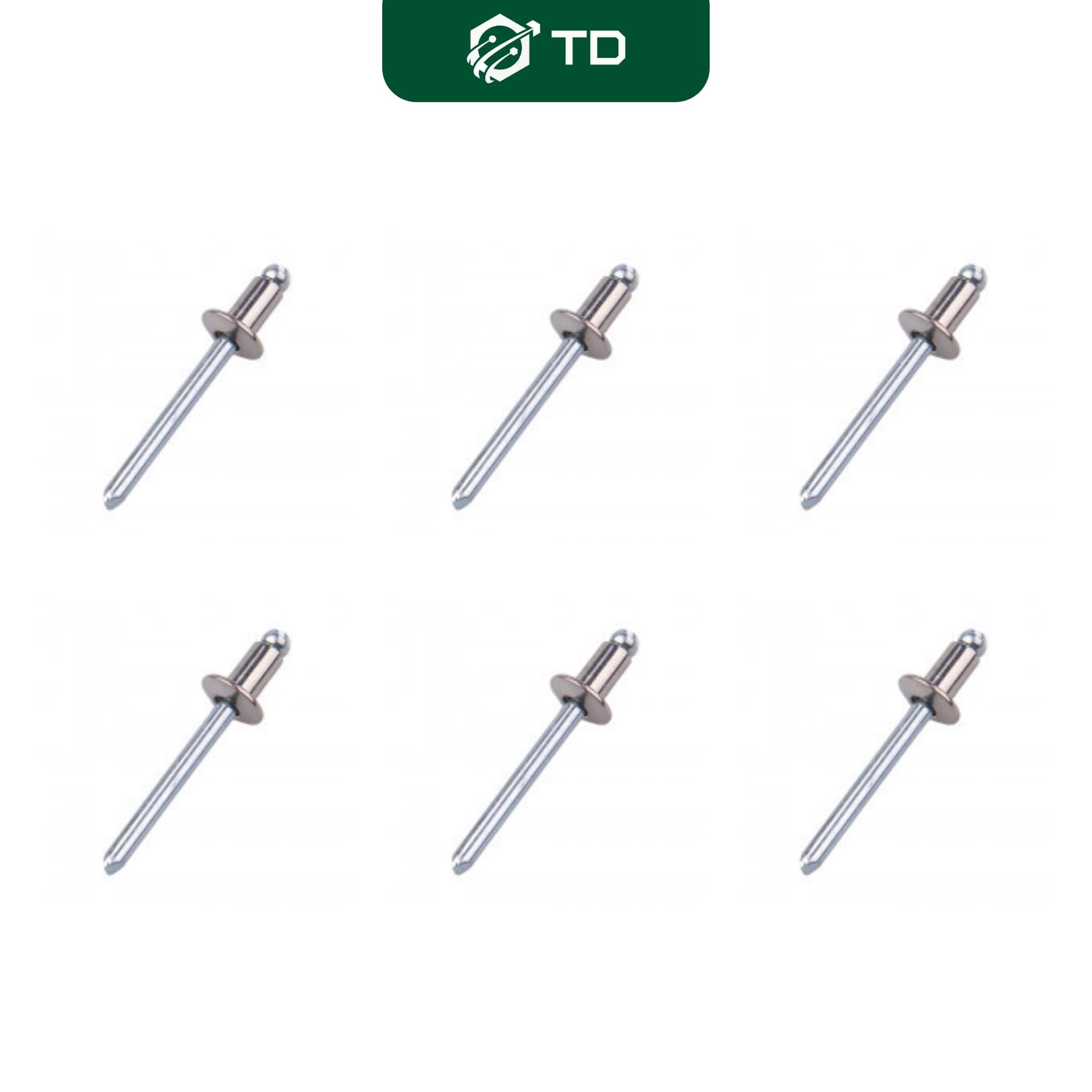 Rivet inox chân thép 