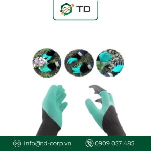 Bao tay làm vườn đa năng có móng vuốt 1 bên