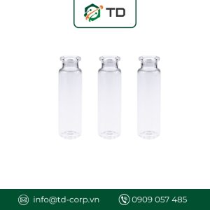 Chai vial thủy tinh V12A, trong suốt 12ml