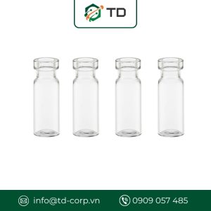 Chai vial thủy tinh V13A, trong suốt 4ml không nắp