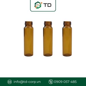 Chai vial thủy tinh VH20B, màu hổ phách 20ml không nắp