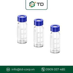 Chai vial thủy tinh ngắn V11A, trong suốt 0.2ml