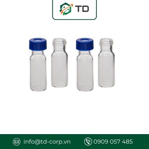 Chai vial thủy tinh ngắn VL9B, trong suốt 0.3ml