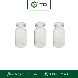 Chai vial thủy tinh ngắn, trong suốt 0.3ml VL9A