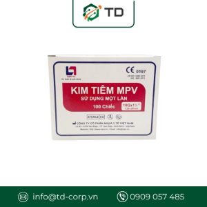 Kim nhựa MPV 18G dùng 1 lần, hộp 100 cái