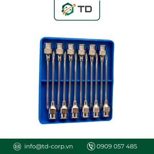 Kim tiêm Inox vỉ 12 kim, sử dụng cho gia súc và gia cầm