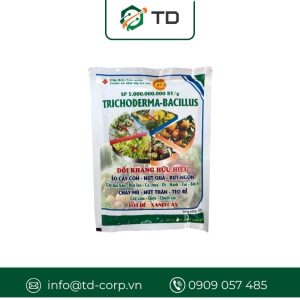Nấm đối kháng Trichoderma Bacciluss 5 triệu Bào tử/g