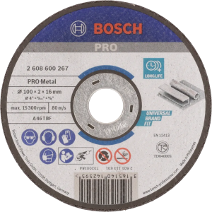 Đá cắt Bosch 100x2x16mm (sắt) 2608600267