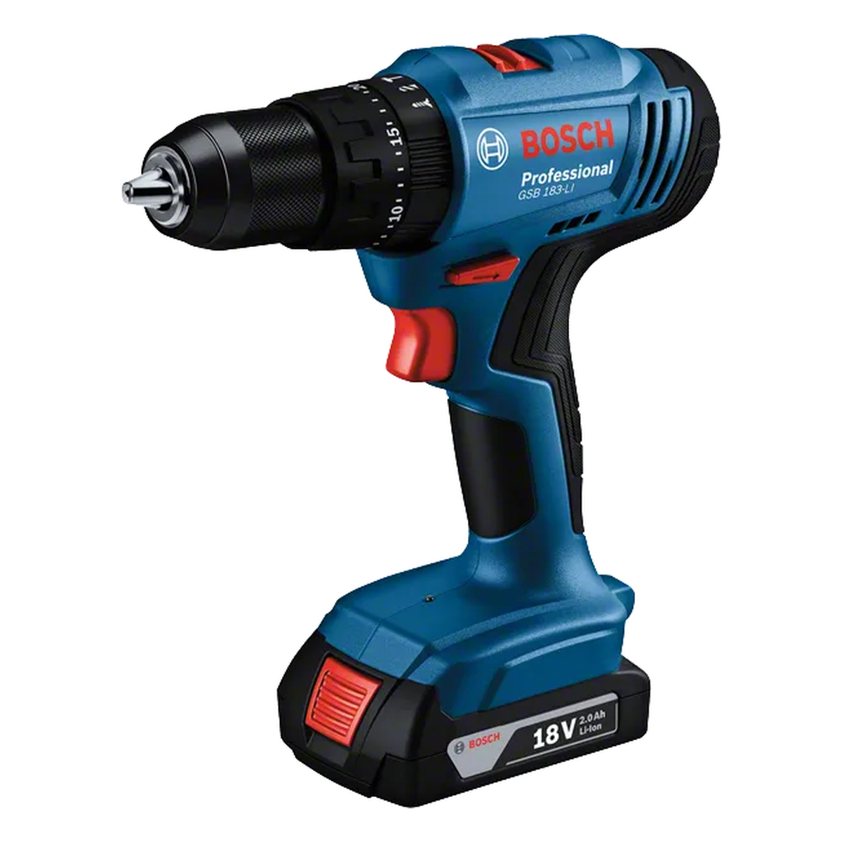 Máy khoan vặn vít pin Bosch GSB 183-LI (2 pin) 06019K91K0