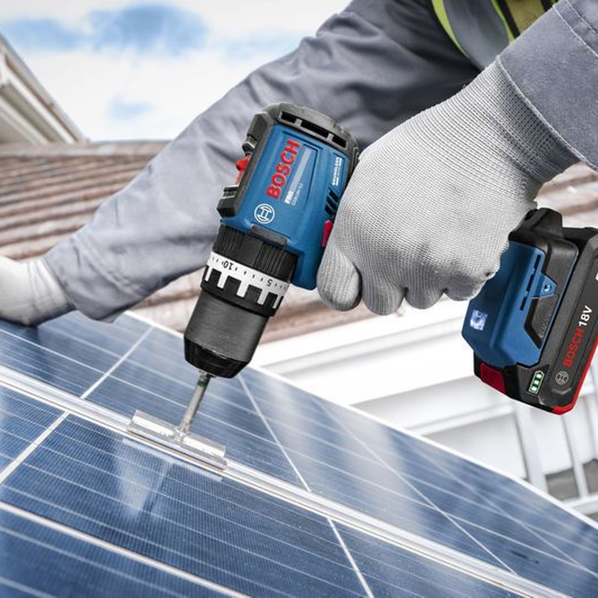 Máy khoan vặn vít pin Bosch GSB18V-52 2 pin 06019S01K9