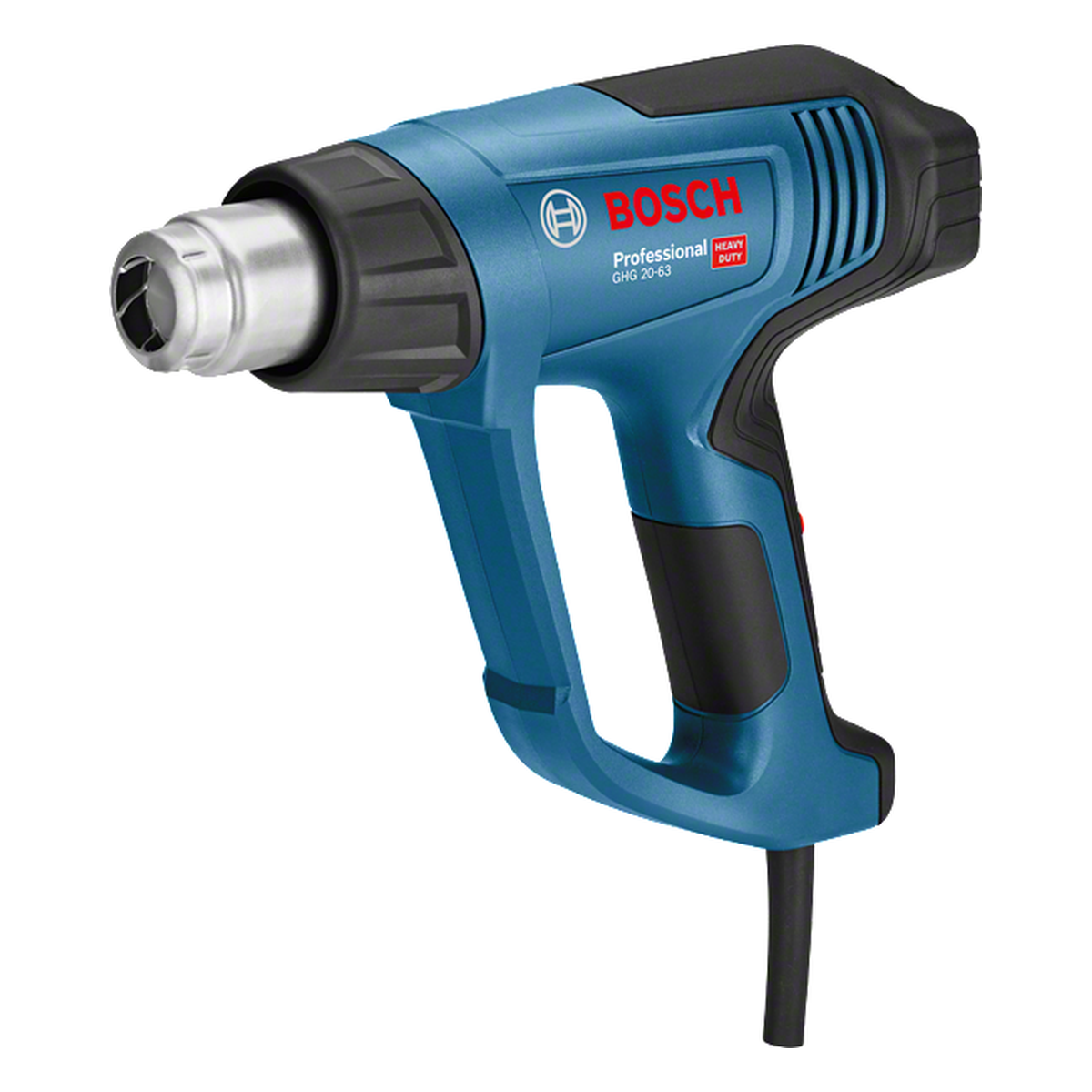 Hình minh họa cấu tạo và chi tiết Súng thổi hơi nóng Bosch GHG 20-63 06012A62K0