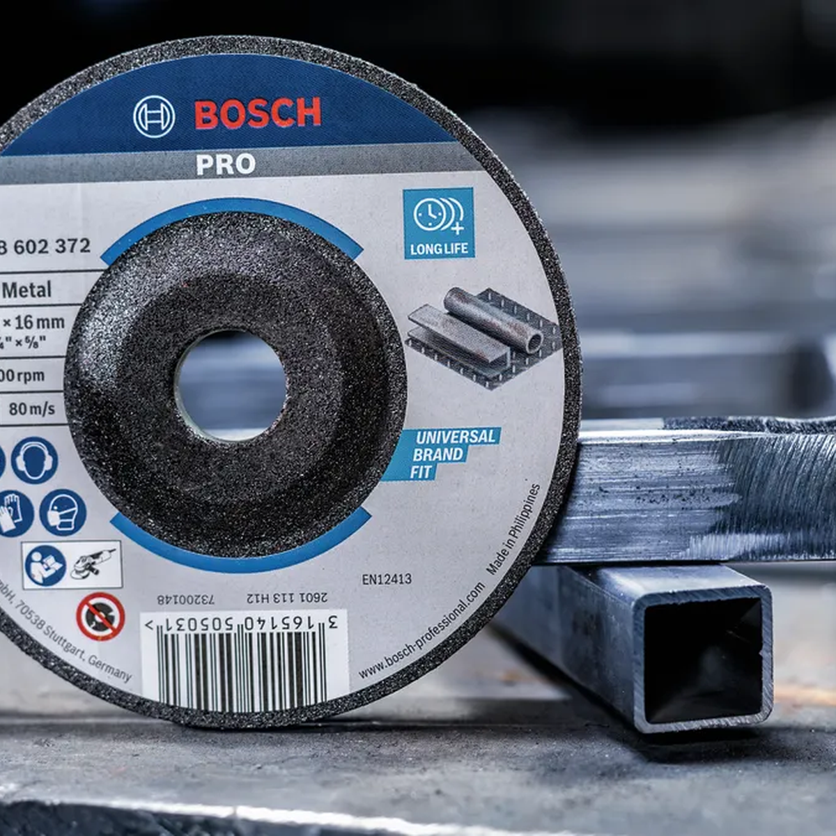 Đá mài Bosch 125×6.3×22.23mm (sắt) 2608600263