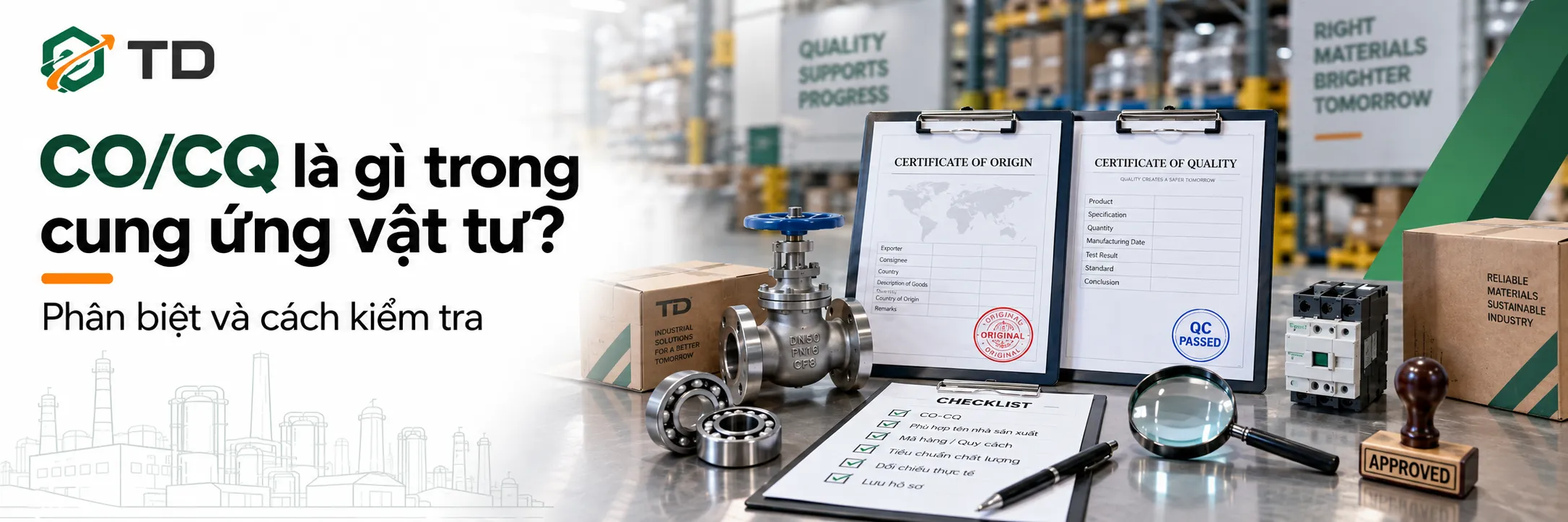 CO/CQ là gì trong cung ứng vật tư? Phân biệt và cách kiểm tra