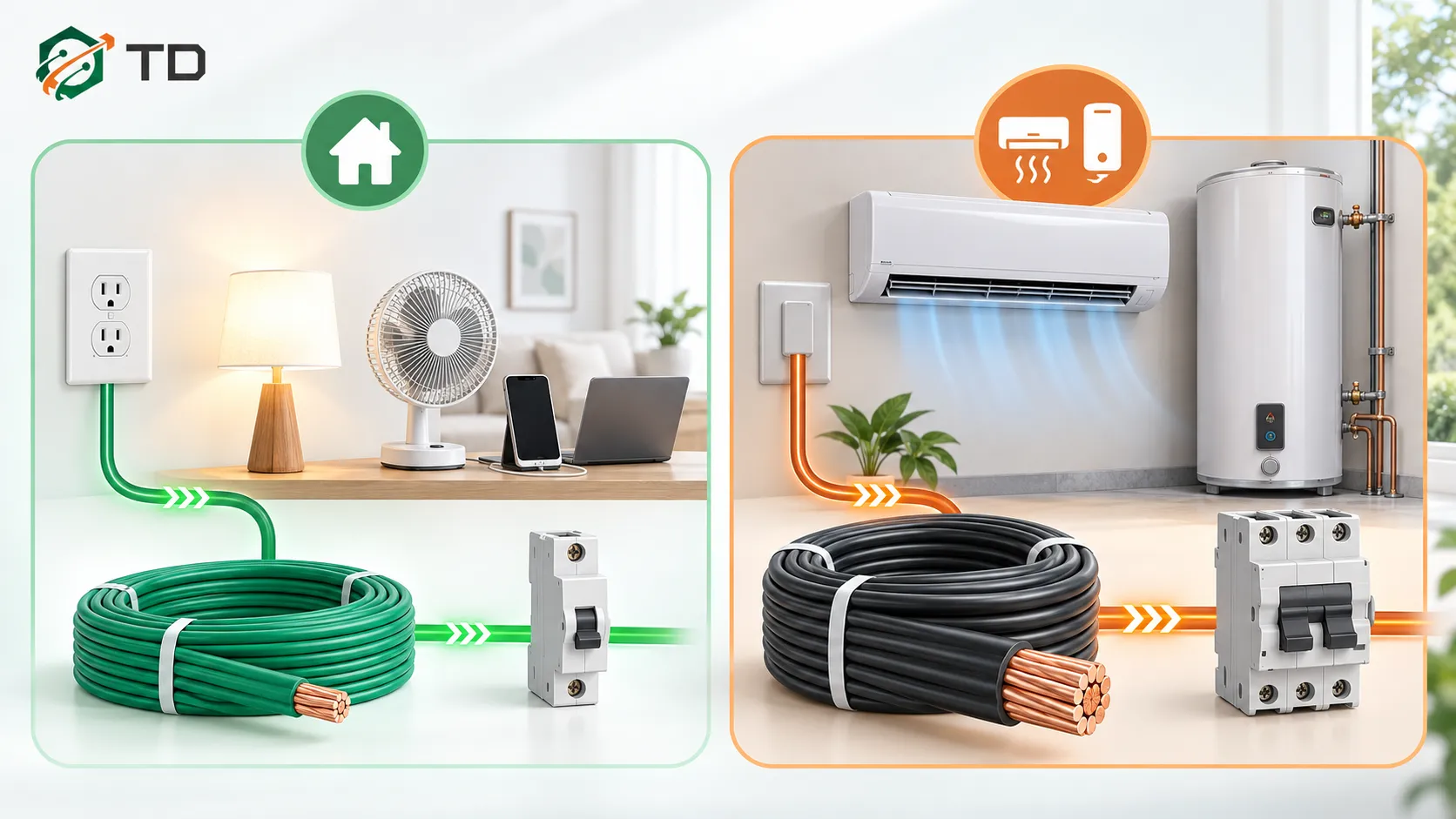 Chọn đúng tiết diện dây, dòng định mức CB theo tải thực tế