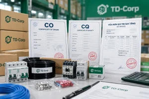 TD-Corp cung ứng vật tư kèm đầy đủ CO/CQ và hóa đơn VAT