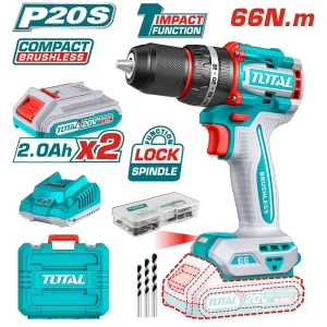 Máy khoan búa dùng pin không chổi than 20V TIDLI20668