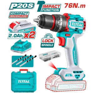 Máy khoan búa dùng pin không chổi than 20V TIDLI20768