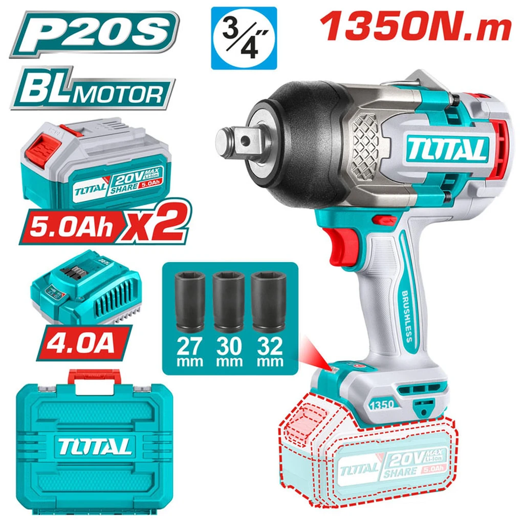 Máy siết bulong dùng pin 20V không chổi than