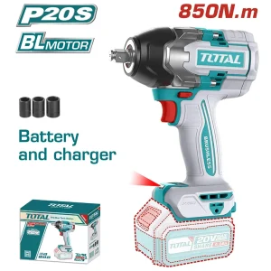 Máy siết buloong không chổi than dùng pin 20V (không kèm pin sạc)