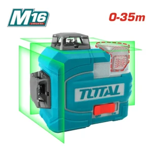 Máy đo mức cân bằng tia laser xanh 3D dùng pin 16V