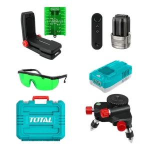 Máy đo mức cân bằng tia laser xanh 3D dùng pin 16V
