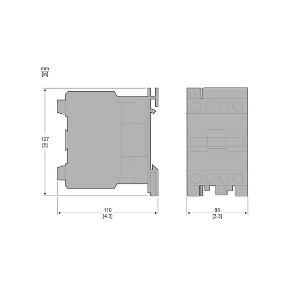 Khởi động từ Schneider Electric EasyPact TVS LC1E4011M5