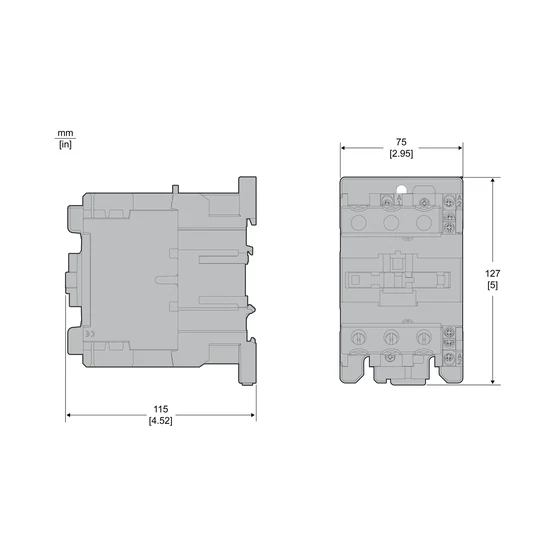 Khởi động từ Schneider Electric EasyPact TVS LC1E4011M5