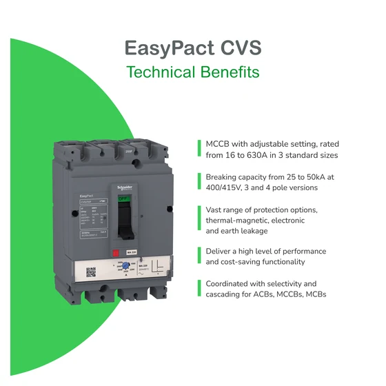 Aptomat khối Schneider Electric EasyPact CVS100F LV510336
