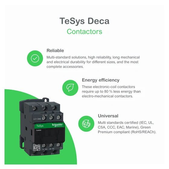 Khởi động từ Schneider Electric TeSys D LC1D12P7