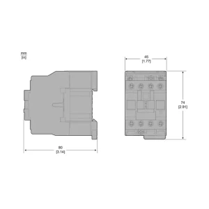 Khởi động từ Schneider Electric EasyPact TVS LC1E1810M5