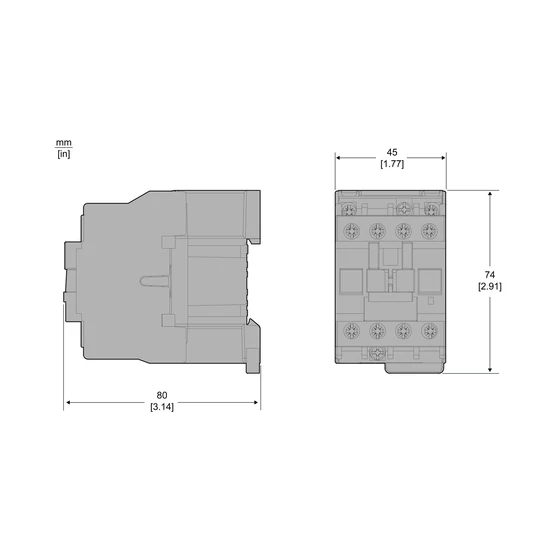 Khởi động từ Schneider Electric EasyPact TVS LC1E1810M5