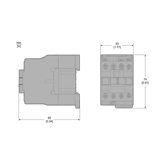 Khởi động từ Schneider Electric EasyPact TVS LC1E2510M5