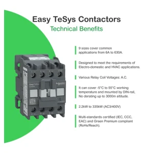 Khởi động từ Schneider Electric EasyPact TVS LC1E3210M5