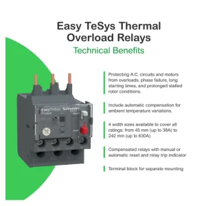 Rơ le nhiệt Schneider Electric EasyPact TVS LRE16