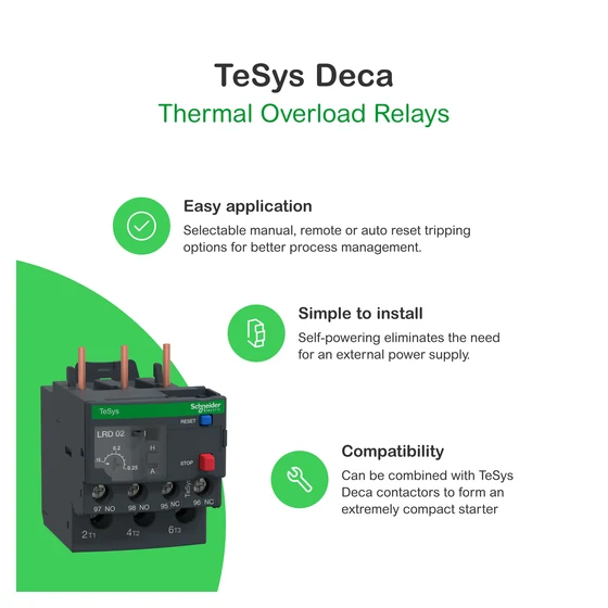 Rơ le nhiệt Schneider Electric TeSys D LRD22