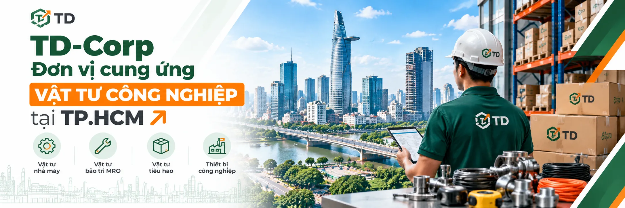 TD-Corp: Đơn vị cung ứng vật tư công nghiệp uy tín tại TP.HCM