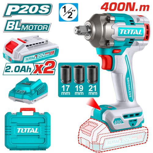 Máy siết bu lông không chổi than dùng pin 20V TIWLI2040