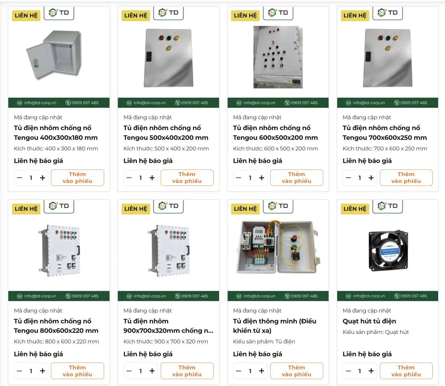 TD-Corp cung cấp tủ điện phân phối như thế nào?