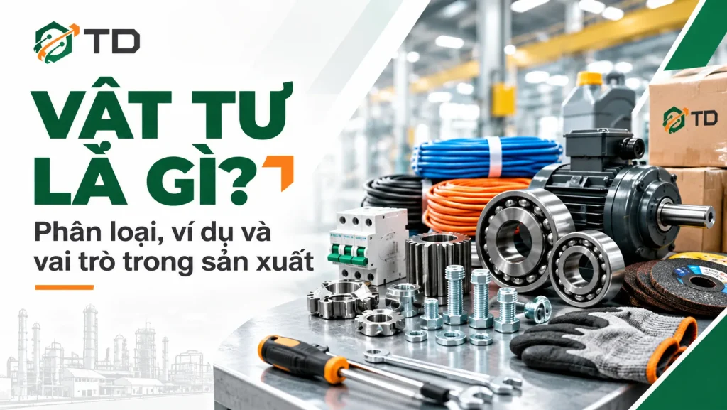 Vật tư là gì? Phân loại, ví dụ và vai trò trong sản xuất